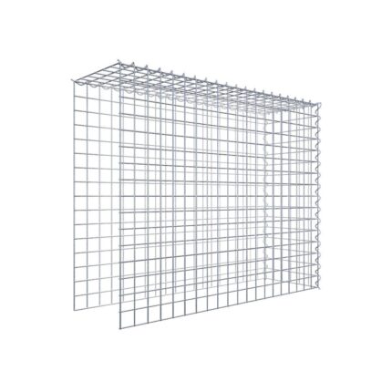 Anbaugabione Typ 4 100 cm x 80 cm x 30 cm (L x H x T), Maschenweite 5 cm x 5 cm, Spirale