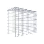 Anbaugabione Typ 4 100 cm x 80 cm x 50 cm (L x H x T), Maschenweite 5 cm x 5 cm, Spirale