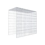 Anbaugabione Typ 4 100 cm x 90 cm x 50 cm (L x H x T), Maschenweite 5 cm x 10 cm, C-Ring