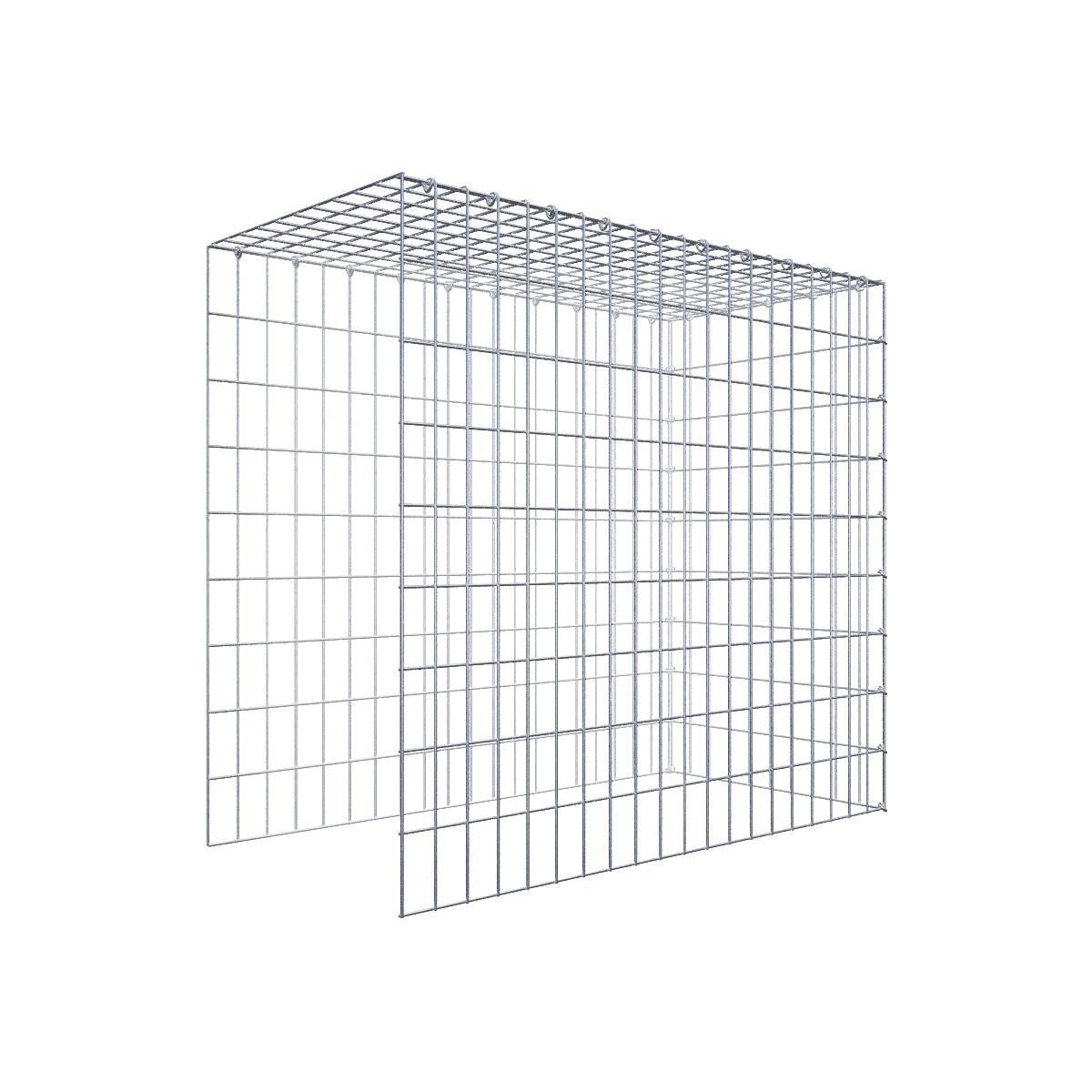 Anbaugabione Typ 4 100 cm x 90 cm x 50 cm (L x H x T) Anbaugabione Typ 4 100 cm x 90 cm x 50 cm (L x H x T), Maschenweite 5 cm x 10 cm, C-Ring - Image 1