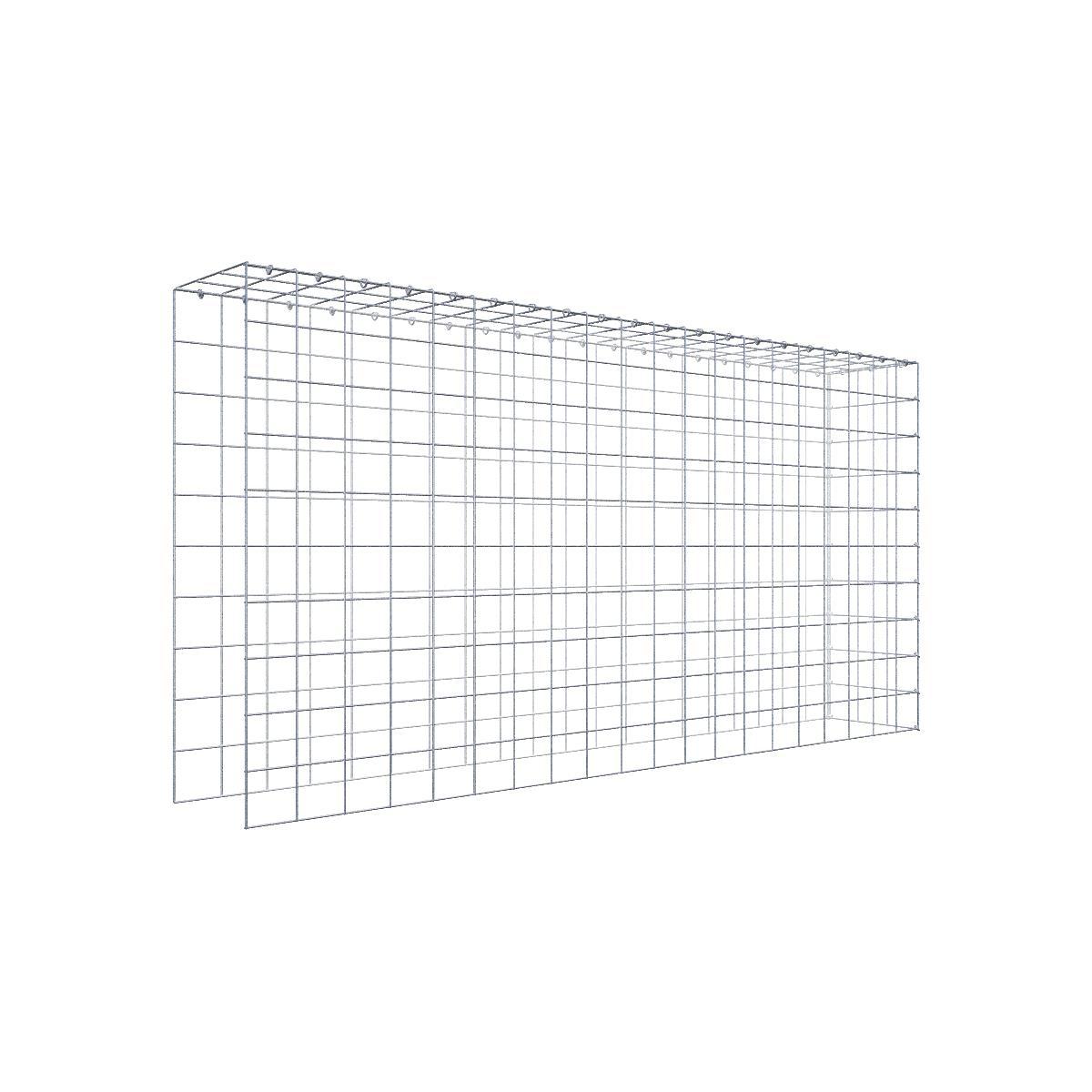 Anbaugabione Typ 4 200 cm x 100 cm x 30 cm (L x H x T), Maschenweite 10 cm x 10 cm, C-Ring