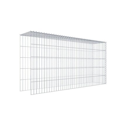 Anbaugabione Typ 4 200 cm x 100 cm x 40 cm (L x H x T), Maschenweite 5 cm x 20 cm, Spirale