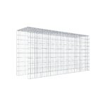 Anbaugabione Typ 4 200 cm x 100 cm x 50 cm (L x H x T), Maschenweite 5 cm x 10 cm, C-Ring