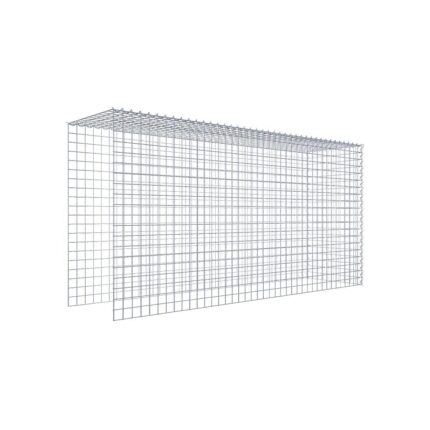 Anbaugabione Typ 4 200 cm x 100 cm x 50 cm (L x H x T), Maschenweite 5 cm x 5 cm, Spirale