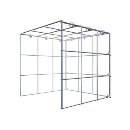 Anbaugabione Typ 4 30 cm x 30 cm x 30 cm (L x H x T), Maschenweite 10 cm x 10 cm, C-Ring