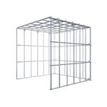 Anbaugabione Typ 4 30 cm x 30 cm x 30 cm (L x H x T), Maschenweite 5 cm x 10 cm, C-Ring