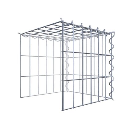 Anbaugabione Typ 4 30 cm x 30 cm x 30 cm (L x H x T), Maschenweite 5 cm x 10 cm, Spirale