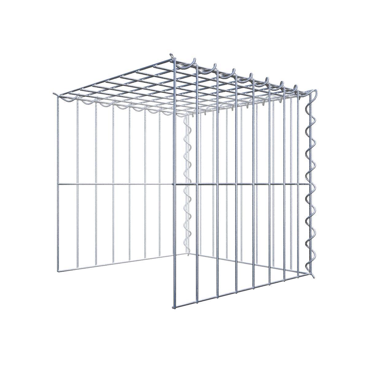 Anbaugabione Typ 4 40 cm x 40 cm x 40 cm (L x H x T), Maschenweite 5 cm x 20 cm, Spirale
