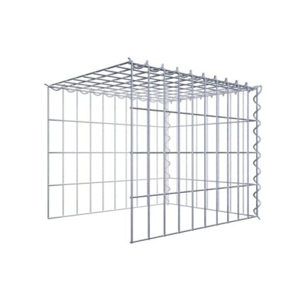Anbaugabione Typ 4 50 cm x 40 cm x 40 cm (L x H x T), Maschenweite 5 cm x 10 cm, Spirale