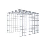 Anbaugabione Typ 4 50 cm x 40 cm x 40 cm (L x H x T), Maschenweite 5 cm x 5 cm, C-Ring