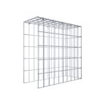 Anbaugabione Typ 4 50 cm x 50 cm x 20 cm (L x H x T), Maschenweite 5 cm x 10 cm, C-Ring