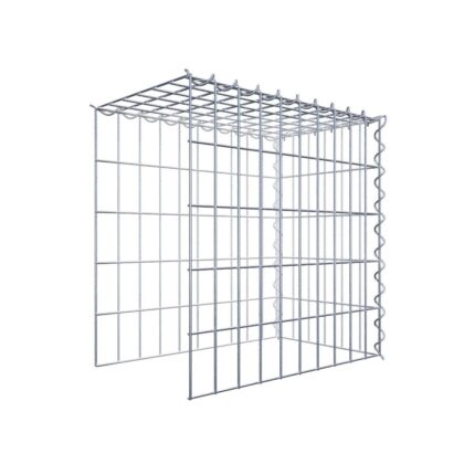 Anbaugabione Typ 4 50 cm x 50 cm x 30 cm (L x H x T), Maschenweite 5 cm x 10 cm, Spirale