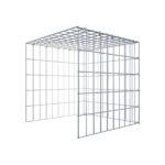 Anbaugabione Typ 4 50 cm x 50 cm x 50 cm (L x H x T), Maschenweite 5 cm x 10 cm, C-Ring
