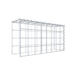 Anbaugabione Typ 4 80 cm x 40 cm x 20 cm (L x H x T), Maschenweite 10 cm x 10 cm, Spirale