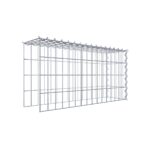 Anbaugabione Typ 4 80 cm x 40 cm x 20 cm (L x H x T), Maschenweite 5 cm x 10 cm, Spirale