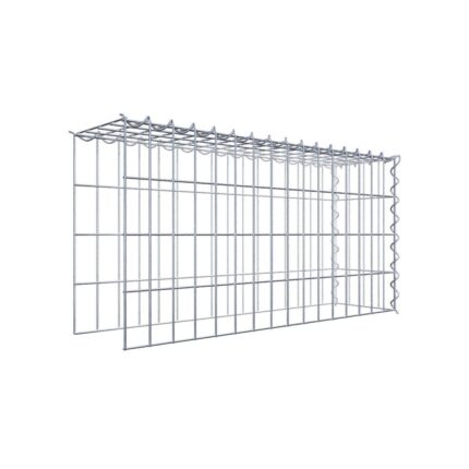 Anbaugabione Typ 4 80 cm x 40 cm x 20 cm (L x H x T), Maschenweite 5 cm x 10 cm, Spirale