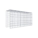 Anbaugabione Typ 4 80 cm x 40 cm x 20 cm (L x H x T), Maschenweite 5 cm x 5 cm, C-Ring