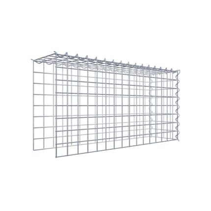 Anbaugabione Typ 4 80 cm x 40 cm x 20 cm (L x H x T), Maschenweite 5 cm x 5 cm, Spirale