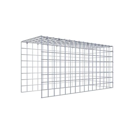 Anbaugabione Typ 4 80 cm x 40 cm x 30 cm (L x H x T), Maschenweite 5 cm x 5 cm, C-Ring