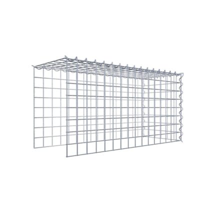 Anbaugabione Typ 4 80 cm x 40 cm x 30 cm (L x H x T), Maschenweite 5 cm x 5 cm, Spirale