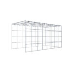 Anbaugabione Typ 4 80 cm x 40 cm x 40 cm (L x H x T), Maschenweite 10 cm x 10 cm, C-Ring