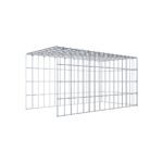 Anbaugabione Typ 4 80 cm x 40 cm x 40 cm (L x H x T), Maschenweite 5 cm x 10 cm, C-Ring