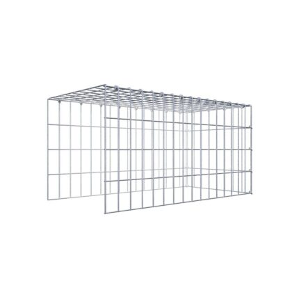 Anbaugabione Typ 4 80 cm x 40 cm x 40 cm (L x H x T), Maschenweite 5 cm x 10 cm, C-Ring