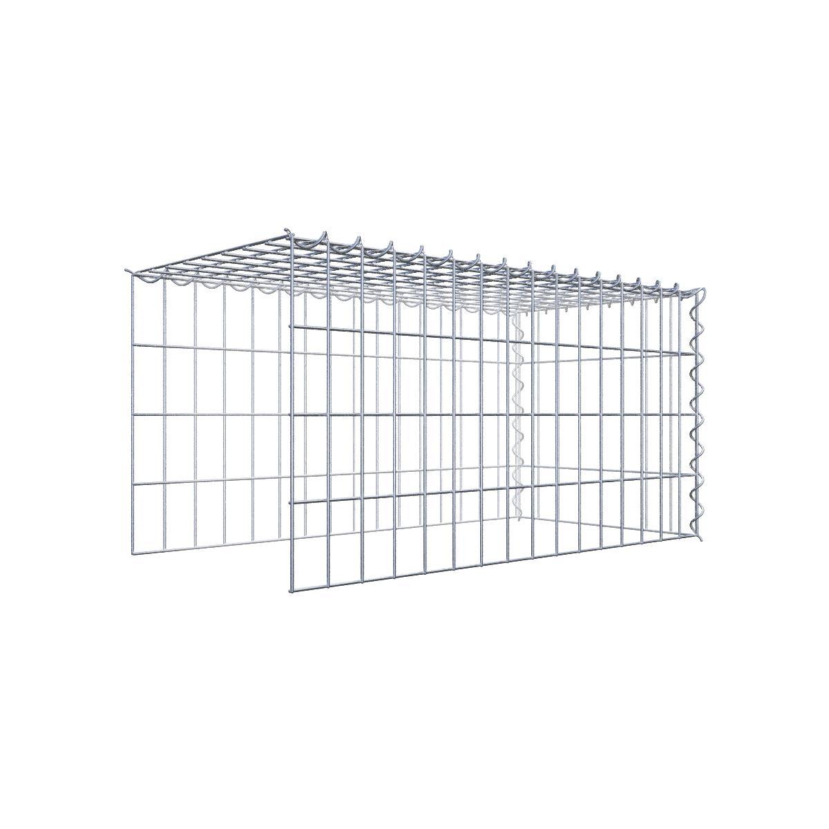 Anbaugabione Typ 4 80 cm x 40 cm x 40 cm (L x H x T) Anbaugabione Typ 4 80 cm x 40 cm x 40 cm (L x H x T), Maschenweite 5 cm x 10 cm, Spirale - Image 1