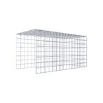 Anbaugabione Typ 4 80 cm x 40 cm x 40 cm (L x H x T), Maschenweite 5 cm x 5 cm, C-Ring