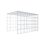 Anbaugabione Typ 4 80 cm x 50 cm x 50 cm (L x H x T), Maschenweite 10 cm x 10 cm, Spirale