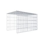 Anbaugabione Typ 4 80 cm x 50 cm x 50 cm (L x H x T), Maschenweite 5 cm x 10 cm, Spirale