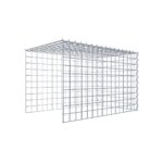 Anbaugabione Typ 4 80 cm x 50 cm x 50 cm (L x H x T), Maschenweite 5 cm x 5 cm, Spirale