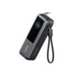 Anker Powerbank (25K, 165W, Integriertes + einziehbares Kabel) Nachtschwarz