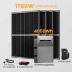 Anker Solix Solarbank 2 E1600 Pro 4800/6400Wh Balkonkraftwerk Set, 1620/1760W Solarmodule, mit Smarter Zähler - 6400Wh Solarbank 2 E1600 Pro + 4 x 440Wp Bifaziale Solarmodule / ohne Halterung / Abholung Berlin