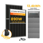 Anker SOLIX Solarbank 3 E2700 Pro - 13.4kWh / mit 2 x 445 Black Frame Solarmodule / Powerness Express