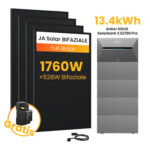 Anker SOLIX Solarbank 3 E2700 Pro - 13.4kWh / mit 4 x 440 Full Black Solarmodule / Powerness Express