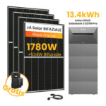 Anker SOLIX Solarbank 3 E2700 Pro - 13.4kWh / mit 4 x 445 Black Frame Solarmodule / Powerness Express