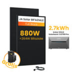 Anker SOLIX Solarbank 3 E2700 Pro - 2.7kWh / mit 2 x 440 Full Black Solarmodule / Standardversand