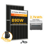 Anker SOLIX Solarbank 3 E2700 Pro - 2.7kWh / mit 2 x 445 Black Frame Solarmodule / Powerness Express