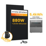 Anker SOLIX Solarbank 3 E2700 Pro - 5.4kWh / mit 2 x 440 Full Black Solarmodule / Standardversand