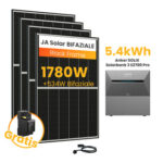Anker SOLIX Solarbank 3 E2700 Pro - 5.4kWh / mit 4 x 445 Black Frame Solarmodule / Standardversand