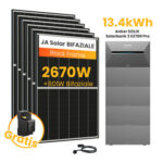 Anker SOLIX Solarbank 3 E2700 Pro, 6-8 Solarmodule - 13.4kWh / mit 6 x 445 Black Frame Solarmodule / Powerness Express