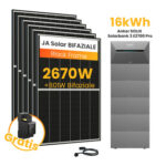 Anker SOLIX Solarbank 3 E2700 Pro, 6-8 Solarmodule - 16kWh / mit 6 x 445 Black Frame Solarmodule / Selbstabholung