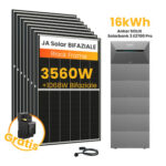 Anker SOLIX Solarbank 3 E2700 Pro, 6-8 Solarmodule - 16kWh / mit 8 x 445 Black Frame Solarmodule / Powerness Express