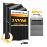 Anker SOLIX Solarbank 3 E2700 Pro, 6-8 Solarmodule - 8kWh / mit 6 x 445 Black Frame Solarmodule / Standardversand