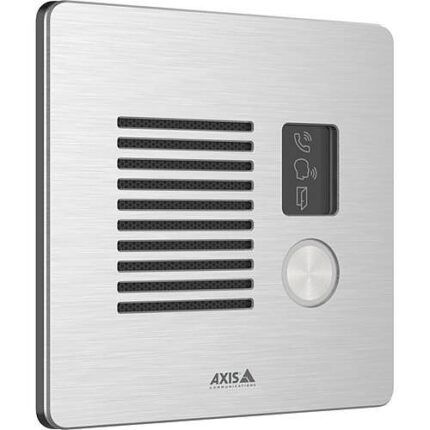 AXIS I7010-VE Netzwerk-Sprechanlage kompakt und robust ISO 14644-14 Grad 3-9 zertifiziert für Reinräume und pharmazeutische Anwendungen