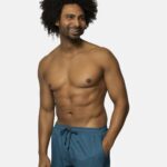 Badehose mit kleinem Motiv