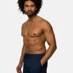 Badehose mit kleinem Motiv