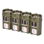 Batteriehalter Powerpax 4 x D4 oliv – Leicht Einsatz & Daypacks | Outdoor Militär Tactical Gear