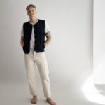 Baumwoll-Hanf-Chino Relaxed Fit Modell: Loom